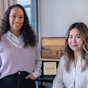 Kristina Knox and Stephanie Tien, co-founders of sun-care startup Arbre